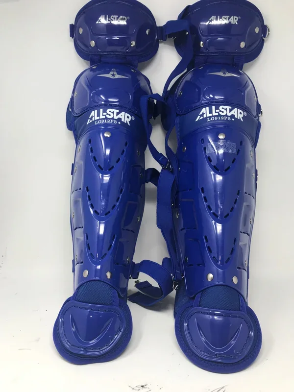 New All-Star LG912PS Royal Blue 13″ 9-12 Player Series Leg/Shin Guards Baseball