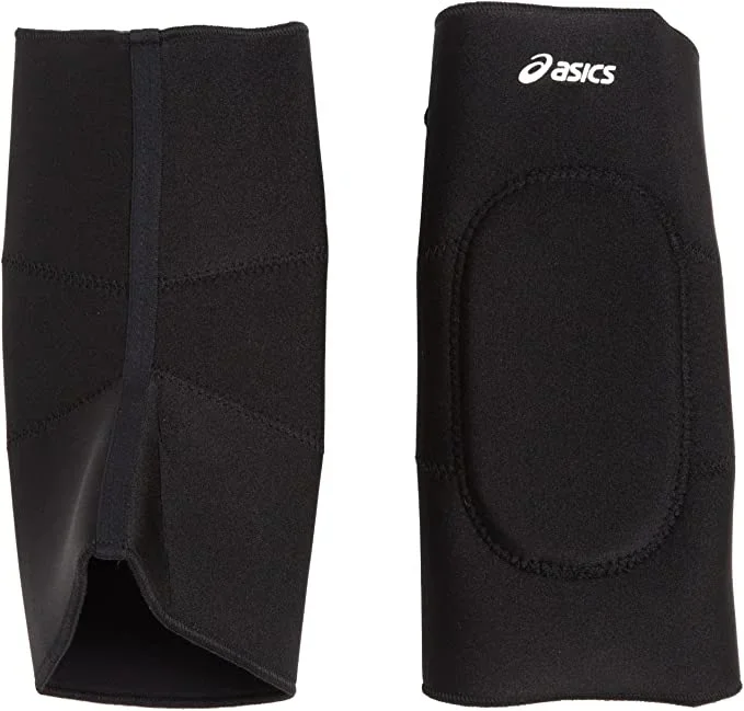 New ASICS Unisex Lycra Knee Pads Adult Medium Black 7.5 inch Sleeve