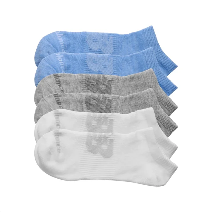 New Balance Flat Knit No Show Socks 6 Pack