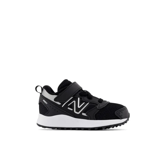 New Balance Infant Youth Boys Fresh Foam 650 Bungee Lace with Top Strap – IT650BK1 (X-Wide)