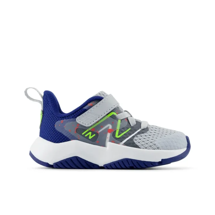 New Balance Infant Youth Boys Rave Run V2 Bungee Lace with Top Strap Shoe – ITRAVKG2 (X-Wide)