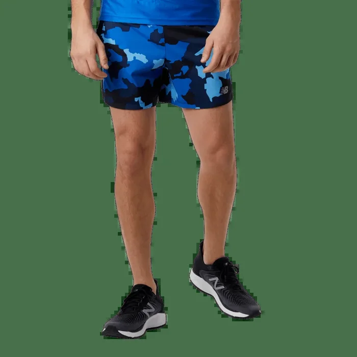 New Balance Men’s Printed Accelerate 5 Inch Short