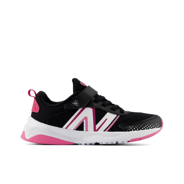 New Balance Youth Girls Dynasoft 545 Bungee Lace with Top Strap Running Shoe – PT545PB1