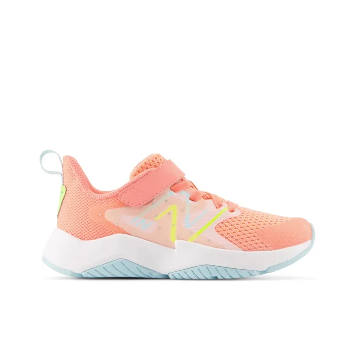 New Balance Youth Girls Rave Run V2 Bungee Lace with Top Strap – YTRAVGH2 (Wide)