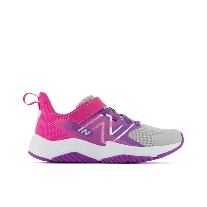 New Balance Youth Girls Rave Run V2 Bungee Lace with Top Strap – YTRAVGP2 (X-Wide)