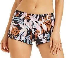 New Billabong Women’s Tropic Moon Volley Swim Shorts Small Multi-Colored