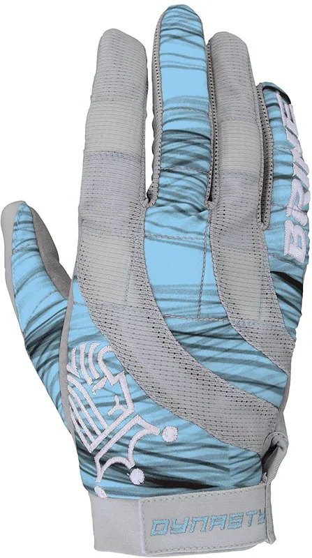 New Brine Women’s Dynasty Warm Weather Mesh Gloves for Lacrosse Size Medium Blue