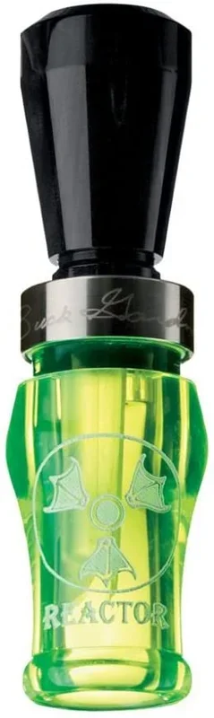New Buck Gardner Brad’s Reactor Acrylic Duck Call Black Pearl Fluorescent Green