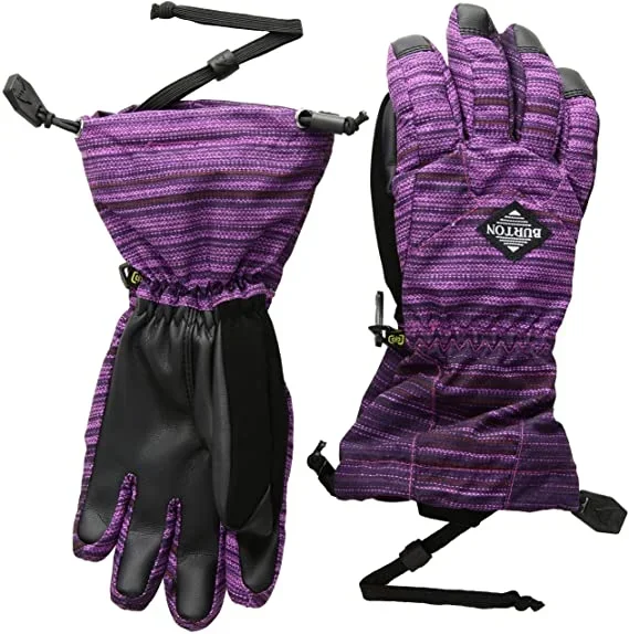 New Burton Kids’ Insulated Warm & Waterproof Gloves Touchscreen Tech Purple Sm