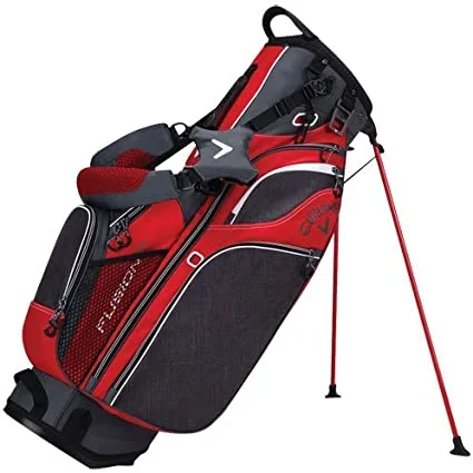 New Callaway 2017 Fusion 14 Stand Bag 8 Pockets Maroon/Grey/Black