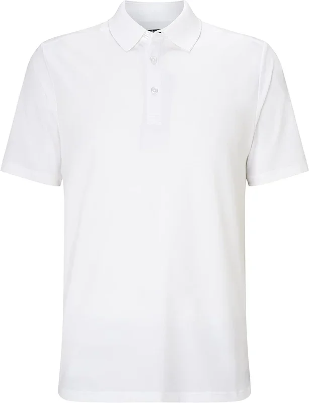New Callaway Apparel Mens Opti-Dri Hex Golf Polo Shirt White Size 2XL