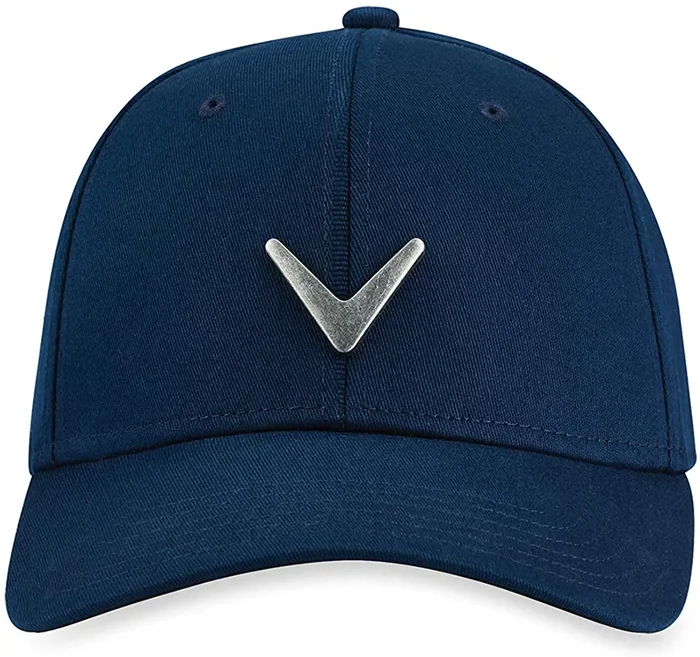 New Callaway Golf 2019 Adjustable Icon Hat Navy/Black/Silver Snap Closure