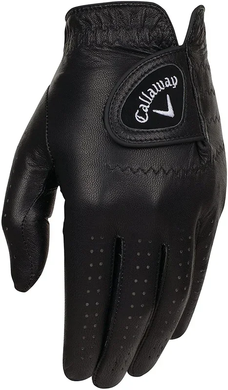 New Callaway Golf Men’s Left Leather Golf Glove Size Small Black