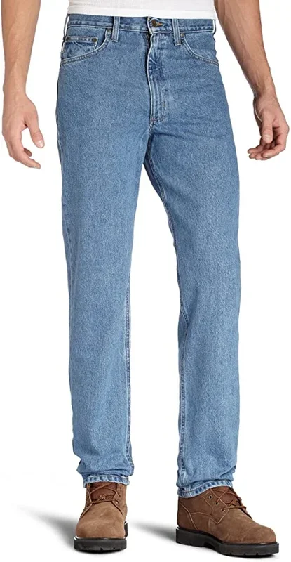 New Carhartt Men’s Relaxed Fit Tapered Leg Jean 30X34 Blue
