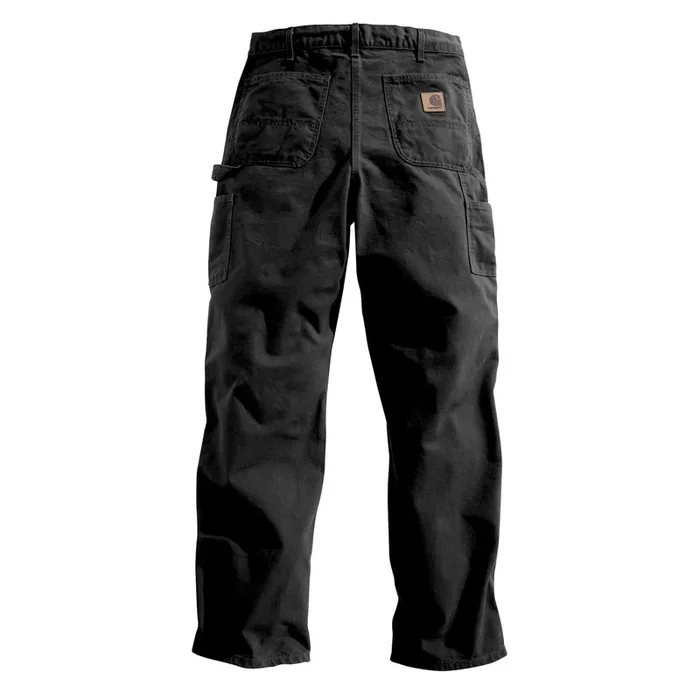New Carhartt Men’s Washed Duck Work Dungaree Pant 38W x 30L Black