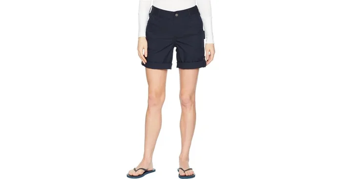 New Carhartt Women’s Original Fit Smithville Short Button closure Size 10 Navy