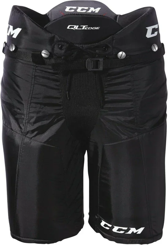 New CCM QLT EDGE Youth Medium Black/White Ice Hockey Pants