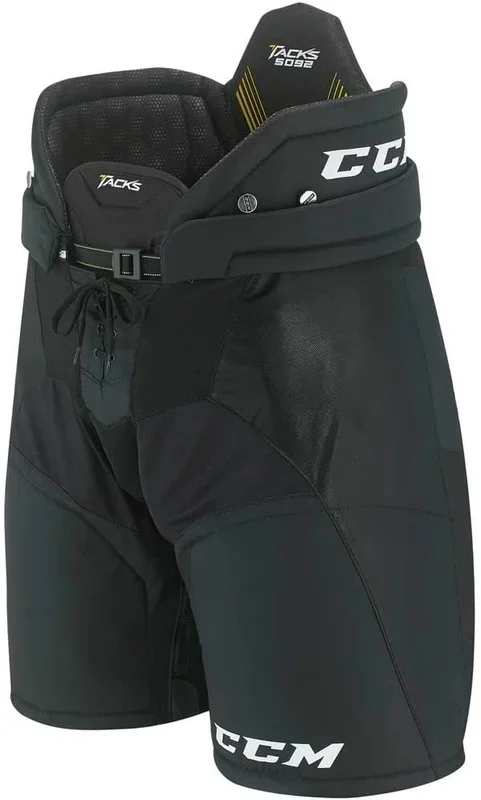 New CCM Tacks 5092 Pants – Junior Large Black/White