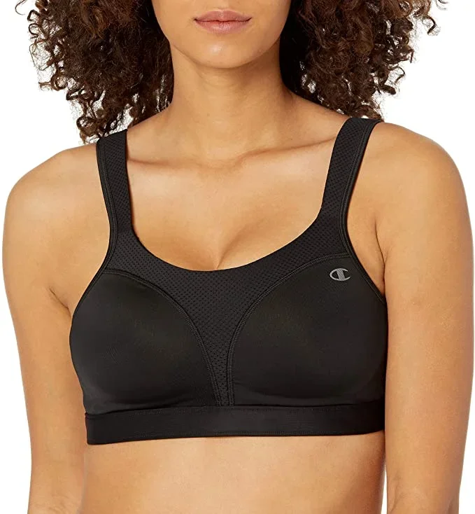 New Champion Women’s 34C Spot Comfort Full-Support Sport Bra Black