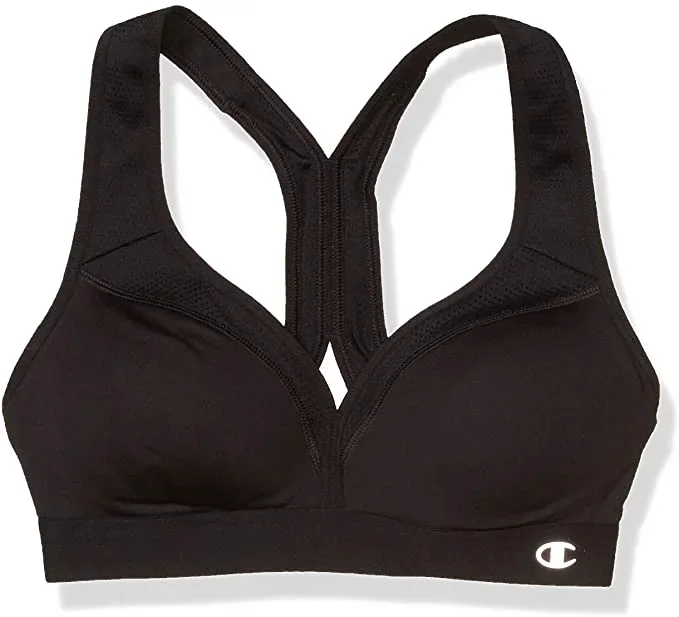 New Champion Women’s Curvy Strappy Sports Bra Small Black
