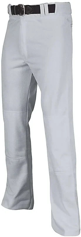 New CHAMPRO Adult Sports Pro-Plus Open-Bottom Baseball Pants Large Gray