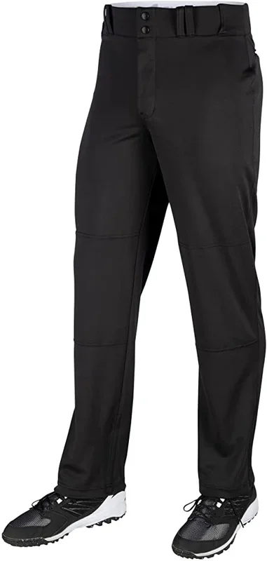 New CHAMPRO Boys’ Triple Crown Open Bottom Youth Baseball Pants X-Small Black