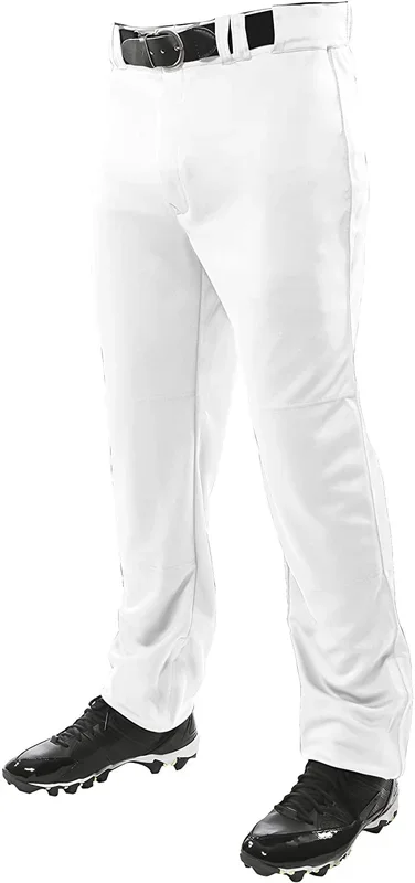 New CHAMPRO Boys’ Triple Crown Open Bottom Youth Baseball Pants X-Small White
