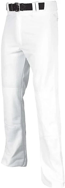 New CHAMPRO Men’s MVP Open Bottom Relaxed Fit Baseball Pants White Small