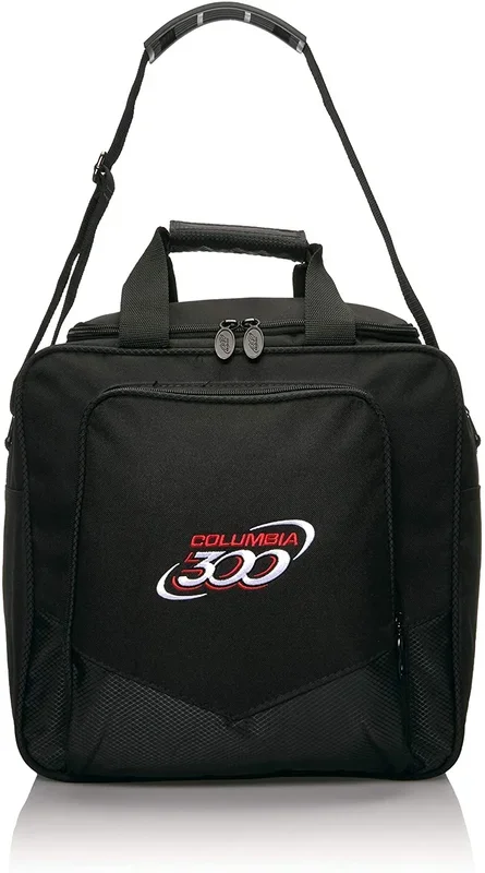 New Columbia 300 Columbia White Dot Single Bowling Bag Black