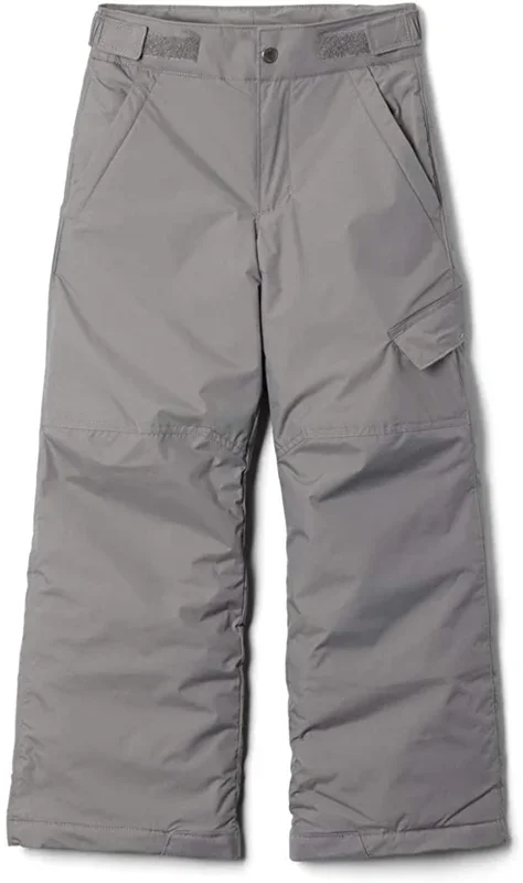 New Columbia Boys’ Ice Slope Ii Pant Youth Medium Waterproof Snow Pants Gray