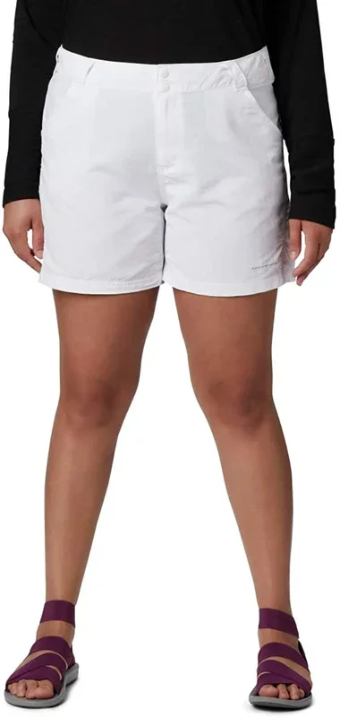 New Columbia Women’s Coral Point Ii Short 6 Inch Inseam Size Small White