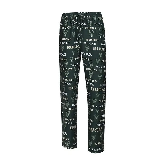 New Concepts Sport Milwaukee Bucks Men’s Pajama Pants Green/White Large