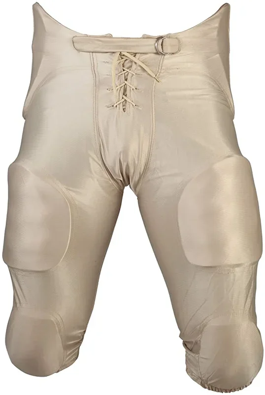 New Cramer Football Game Pants, 7 Pad, Youth Size Small Gold 23-24″