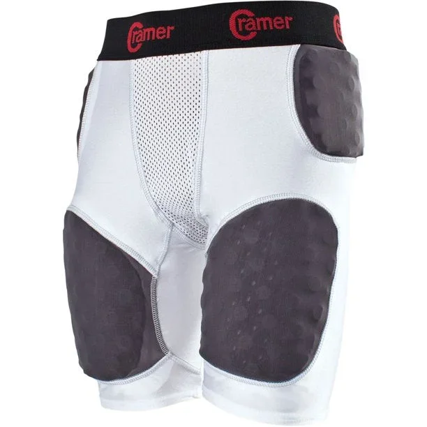 New Cramer Skill 5 Pad Adult Football Girdle XX-Large White/Black