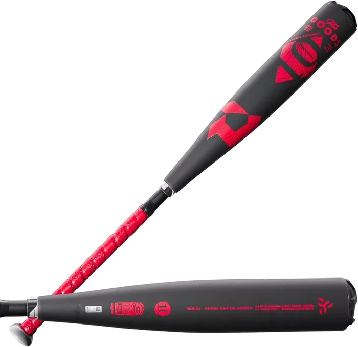 New DeMarini 2023 The Goods (-10) 2 ¾” USSSA Baseball Bat Black/Red