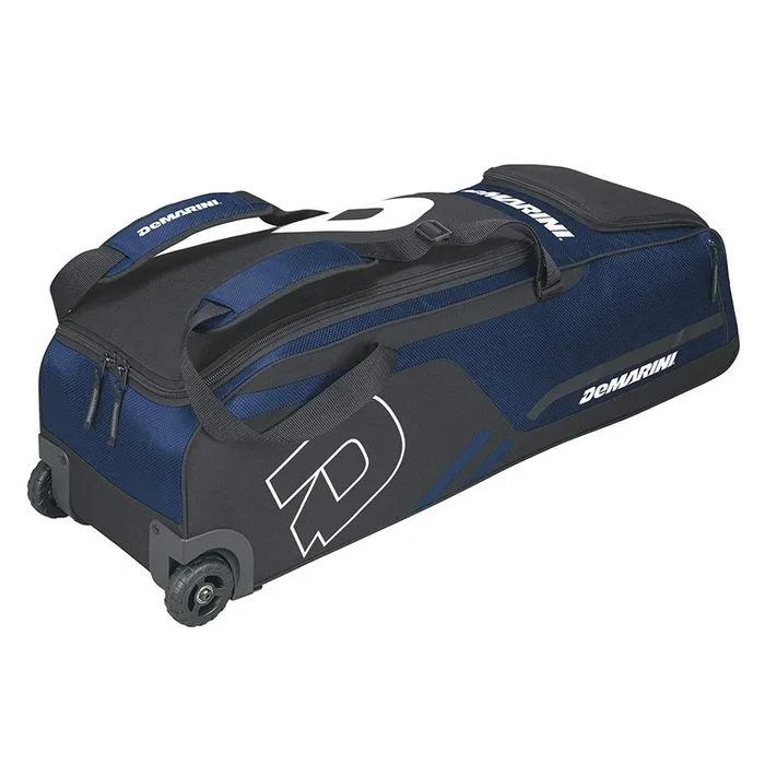 New DeMarini DeMarini Momentum Wheeled Bag Baseball Navy 39 x 3 x 17 in