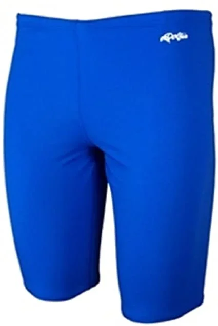 New Dolfin Solid Polyester Jammer Mens Competitive Swimming Bottoms Size 26 Royal