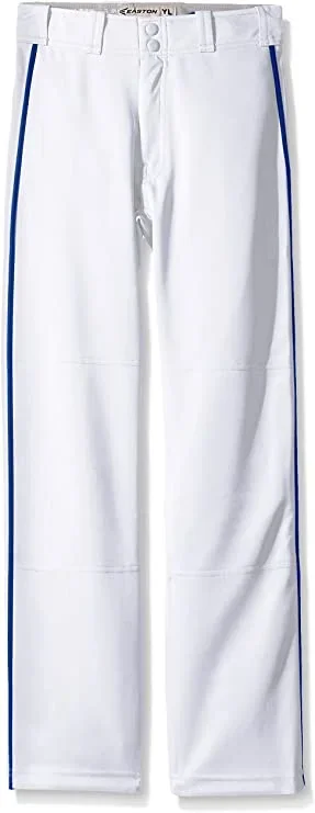 New Easton Baseball Mako 2 Pant Youth Small White Royal Piping
