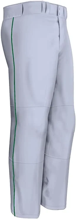 New Easton Baseball Quantum Plus Piped Pants Adult X-Large Gray/Green A164617