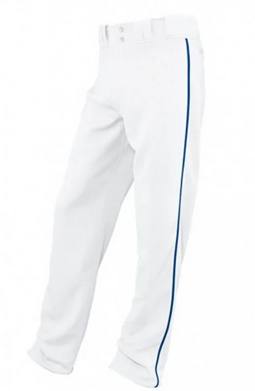New Easton Baseball Rival Piped Pants Adult X-Large White/Royal A164561