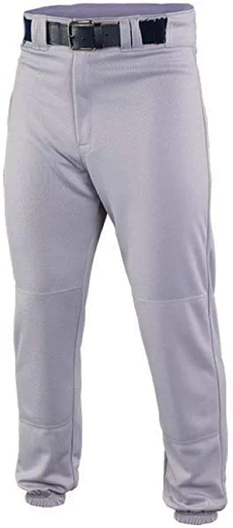 New Easton Deluxe Baseball Pant, Youth, X-Large Gry 2 Snap Closure