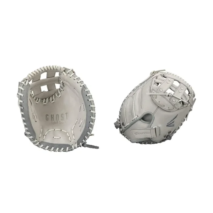 New Easton Ghost Fastpitch Series GH2FP 34 RHT Softball Catcher’s Mitt Off-White