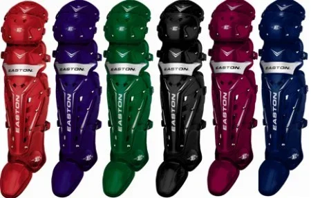 New Easton Leg Guards Synge A165080 16″ Red/Silver Adult Fastpitch Catchers