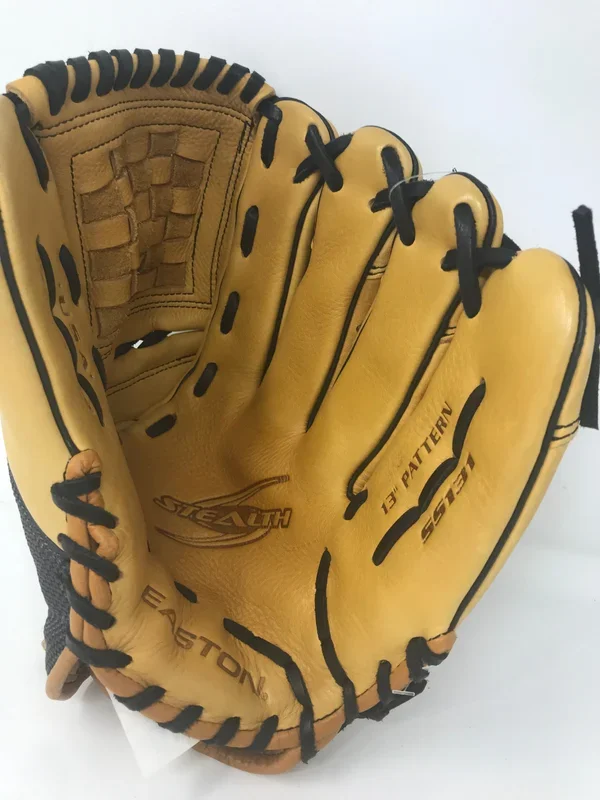 New Easton Stealth SS131 13″ Adult RHT Black/Tan Baseball Glove