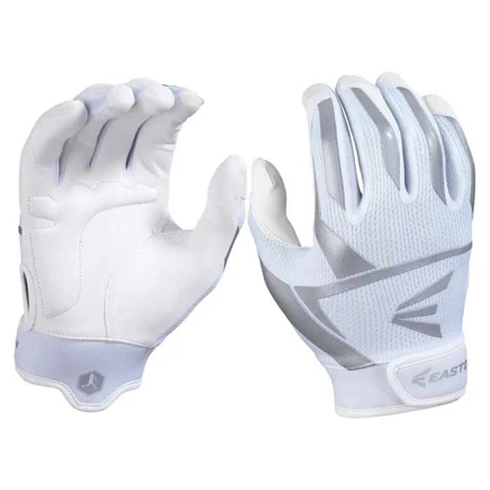 New Easton VRS Prowess Fastpitch Gloves Women’s X-Large White/Silver