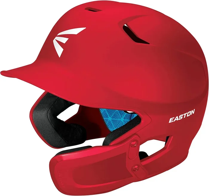 New Easton Z5 2.0 Batting Helmet w/Universal Jaw Guard Baseball/Softball Red 7 1/8-7 1/2