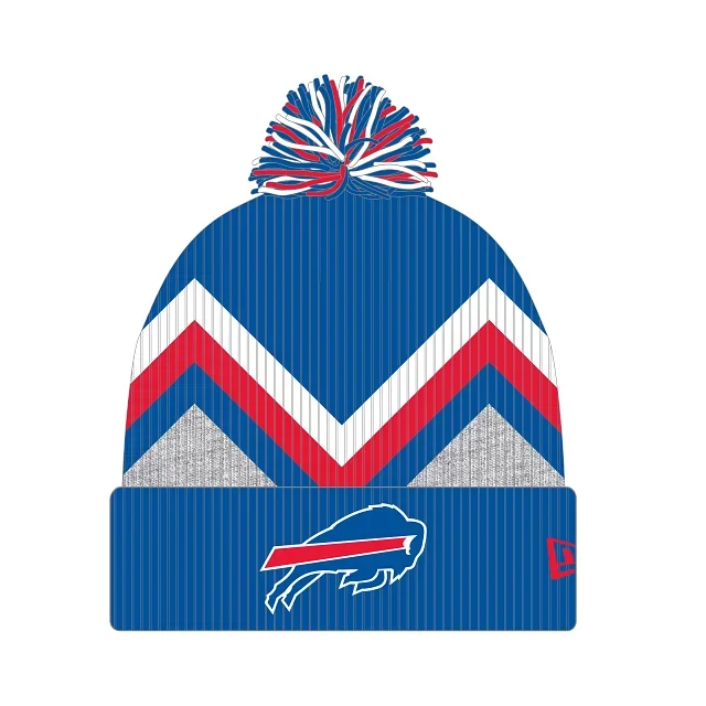 New Era Junior Buffalo Bills Knit Zigzag E3 Hat – Royal