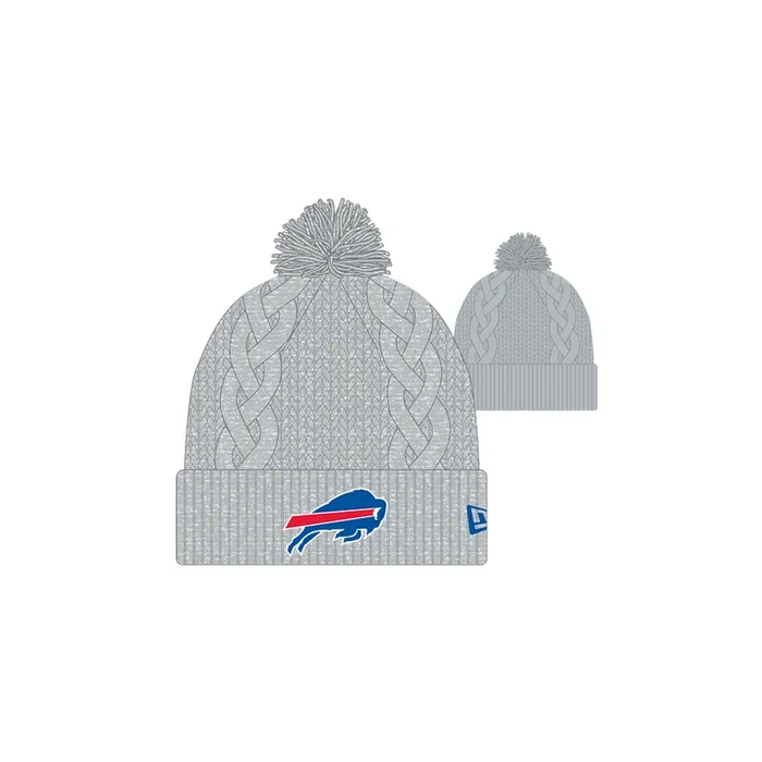 New Era Junior Buffalo Bills Shimmer 19958 Statement Cuffed Knit Hat