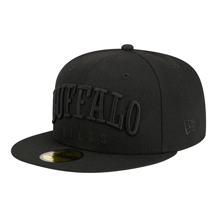New Era Men’s Buffalo Bills 5950TEXT E3 Cap – Black