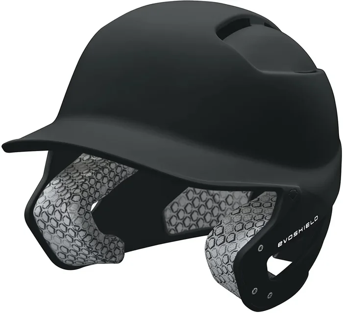 New EvoShield Impact Travel Ball Bat Helmet Junior 6 1/4″ – 7 1/8″ Matte Black